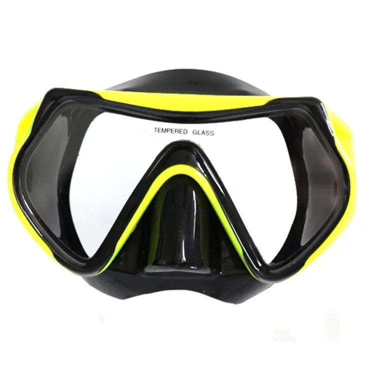 Adult Diving Goggles Snorkeling Masks Swimming Goggles Tempered Glass Large Field Of View Lung Diving Equipment