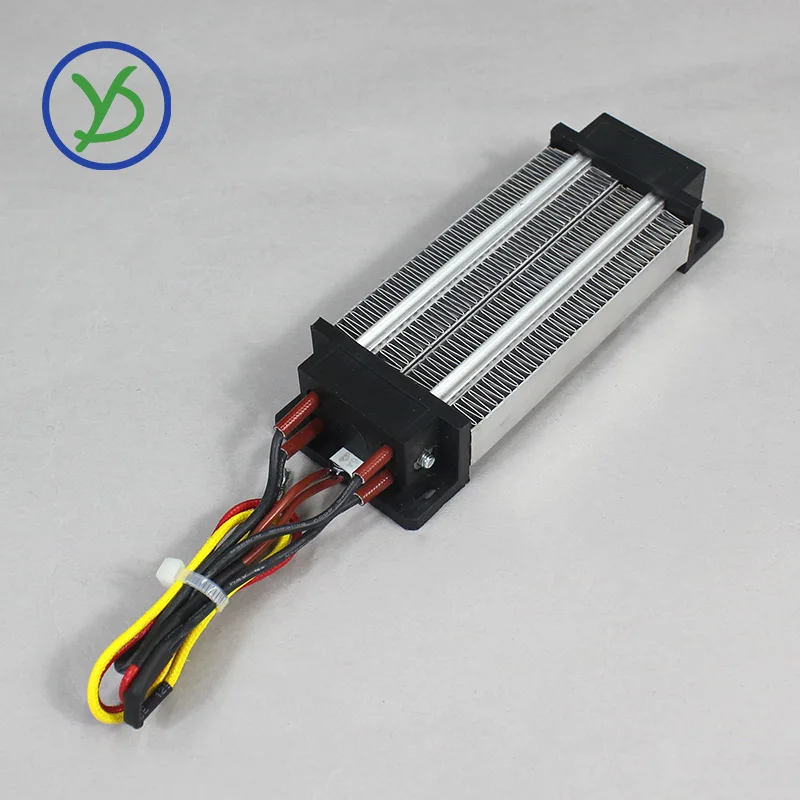 110V 500W AC DC Insulated Thermostatic PTC Ceramic Air Heater PTC Heating Element Electric Heater 96A2 140x50.5x26mm