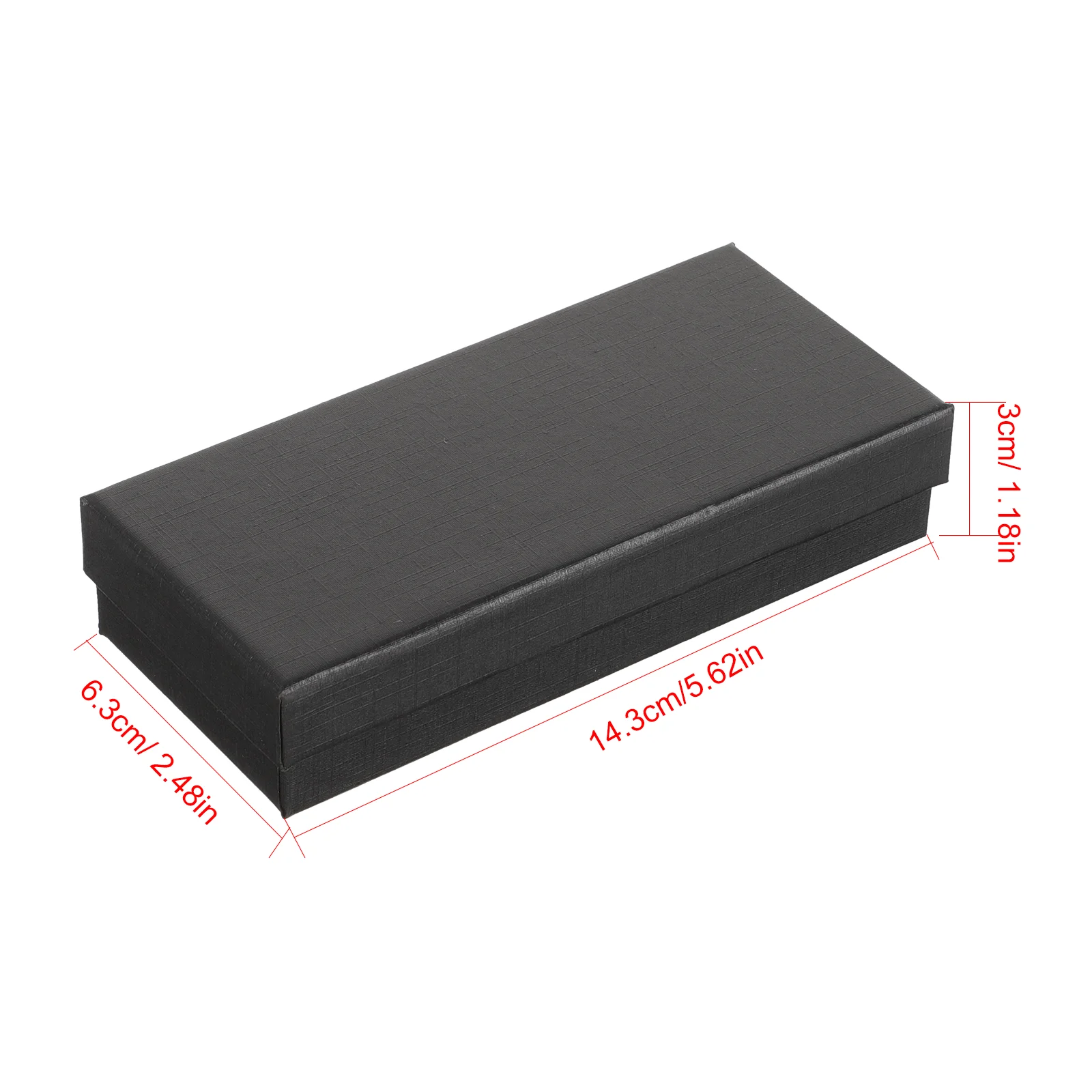 Watch Storage Box 5pcs Rectangle Container Watch Box Travel Watches Jewelry Paper Boxes Gift Cases with Sponge Gift Packaging Box