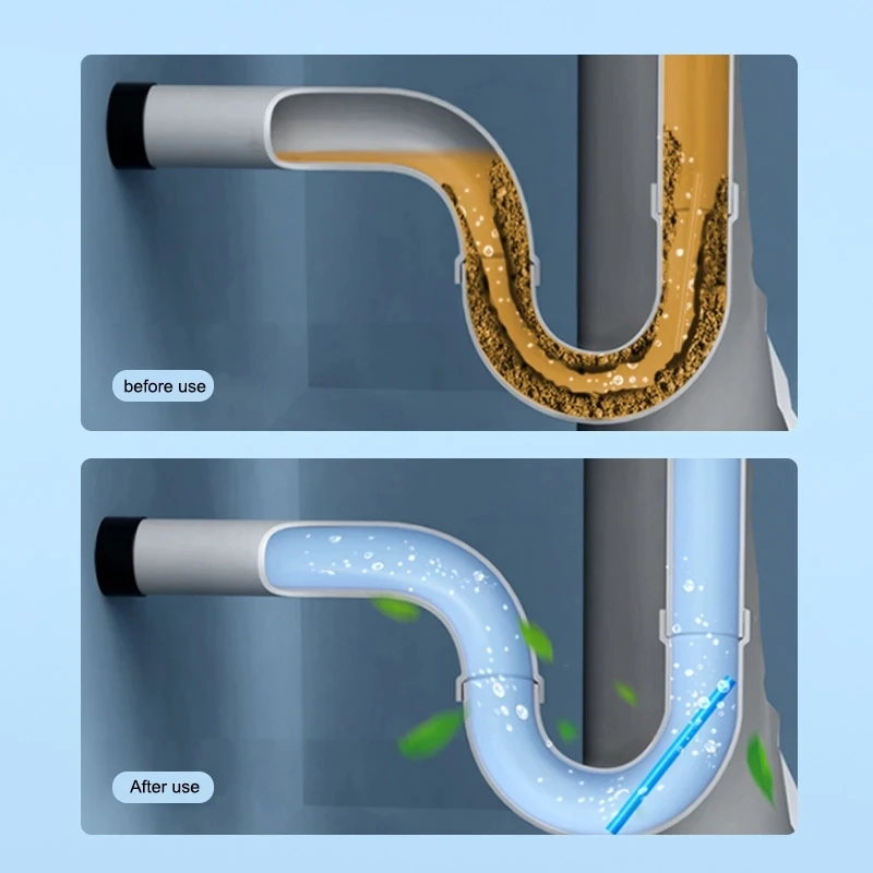 12 pçs/lote pipeline banheira descontaminação dreno cleaners pia da cozinha filt sani varas de limpeza esgoto haste cozinhas acessórios
