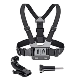 Hands-Free Phone Chest Mount Strap with Universal Clip Holder - Set 1