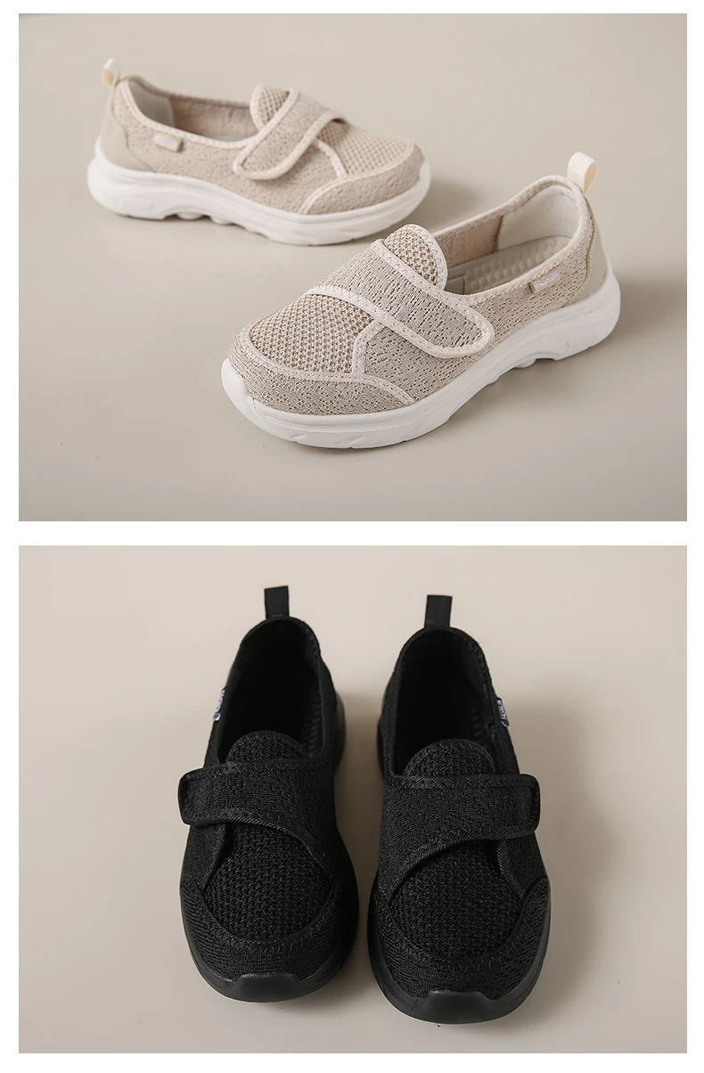 Women Walking Shoes Mesh Light Fitness Loafer Summer Spring Sports Outdoor Mother Girls Flats Breathable Sneakers Big Size 35-42
