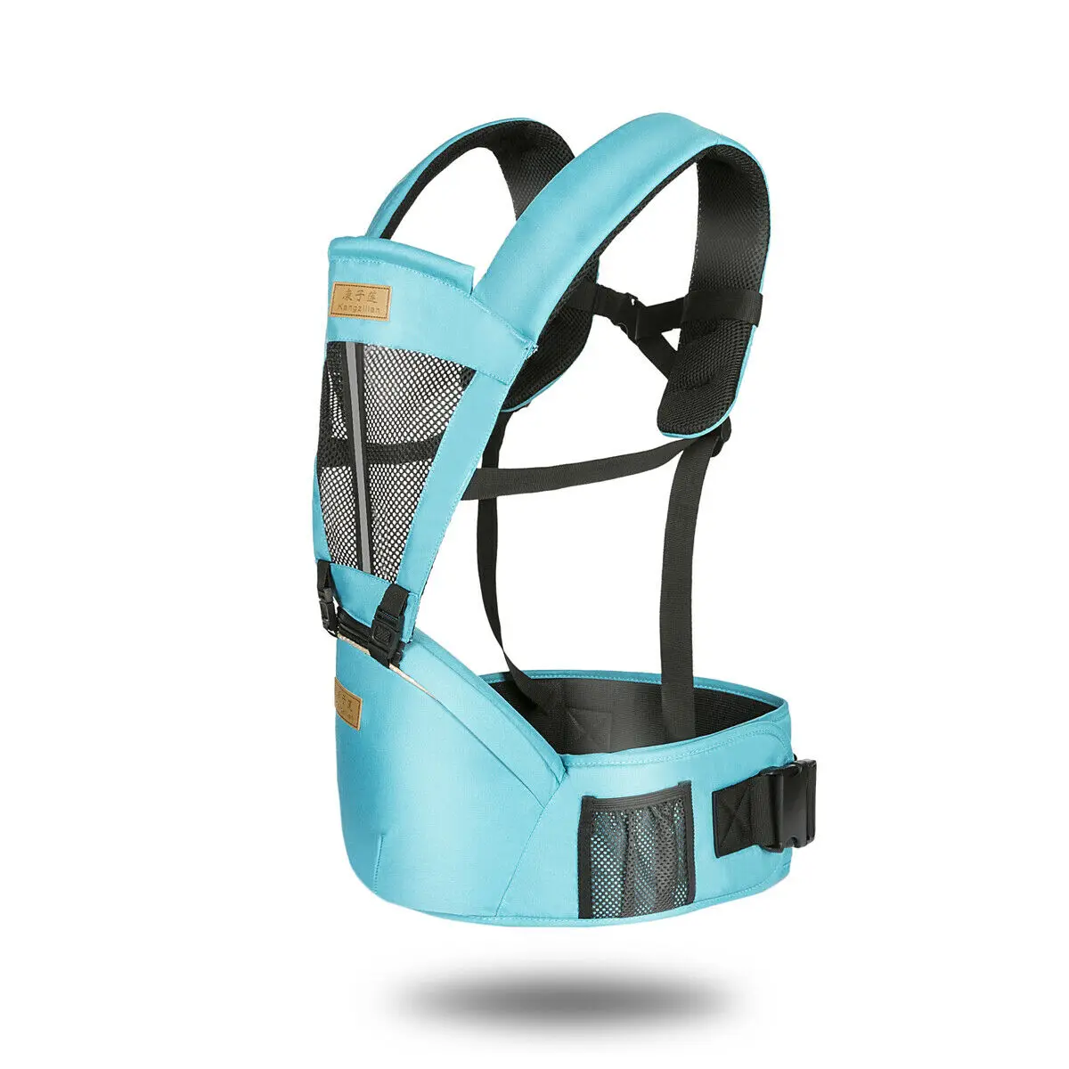 Redlemon Cangurera para Bebé, Canguro Porta Bebé Tipo Fular para Niños de 0  a 36 Meses, Mochila Ergonómica con Soporte para Cintura, Múltiples  Compartimentos con Cierre, Ajustable a Varias Posiciones - Mi