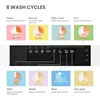 QWCOMFEE’ Portable Mini Dishwasher,6 Place Settings,with 8 Washing Programs,Speed,Baby-Care,ECO&Dish Washer for Dorm,RV&amp 6