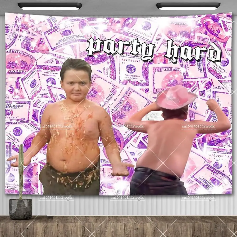 Tapestry Decor Funny Meme Tapestry Gibby ICarly Wall Tapestry Hippie Polyester Hanging Tapestries Sofa Cover Home Decor Party Photo Backdrop