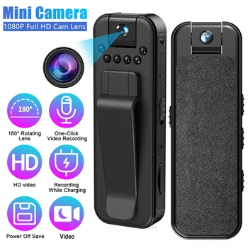 HD 1080P Mini videocamera portatile piccolo videoregistratore digitale polizia BodyCam videocamera in miniatura per visione notturna a infrarossi