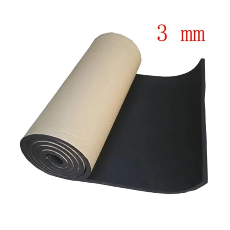 50x100cm 3mm Car Sound Proofing Deadening Vehicle Truck Anti-noise Sound Insulation Cotton Heat Closed Cell Foam Pad