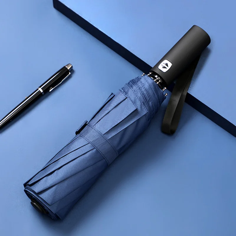 Automatic Umbrella Waterproof Windproof Parasol Bussiness Male Folding Rain Windproof 10 And 8 Ribs Umbrellas For Xiaomi
