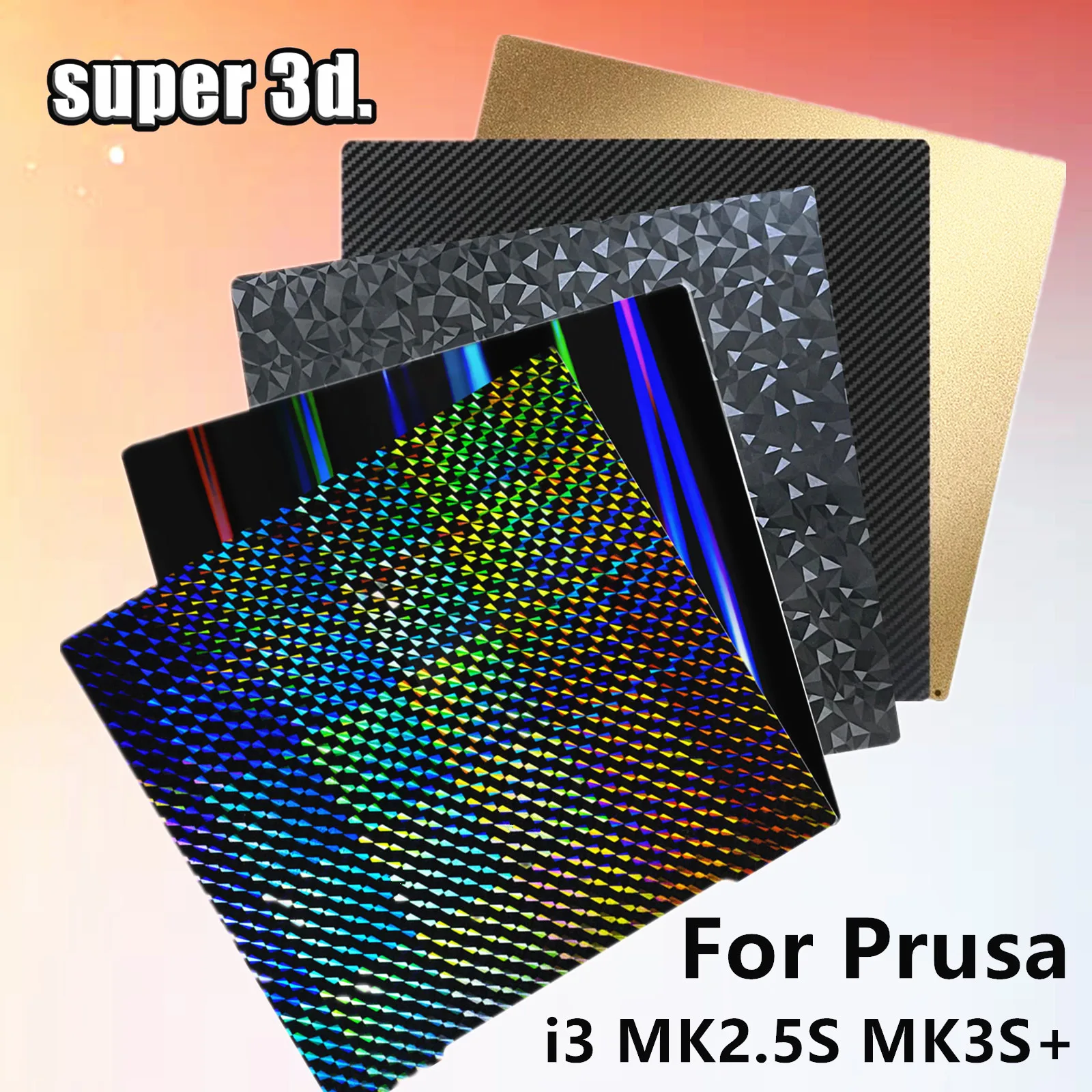 Toaiot Plattform für 3D-Drucker H1H Build Plate für Prusa I3 MK3 MK3S MK3S MK3S MK2.5S MK4 254x241mm Abnehmbare Federstahlplatte, glatt und mehrfarbig, doppelseitig (Light Beam Phantom Toaiot Plattform für 3D-Drucker H1H Build Plate für Prusa I3 MK3 MK3S MK3S MK3S MK2.5S MK4 254x241mm Abnehmbare Federstahlplatte, glatt und mehrfarbig, doppelseitig (Light Beam Phantom
