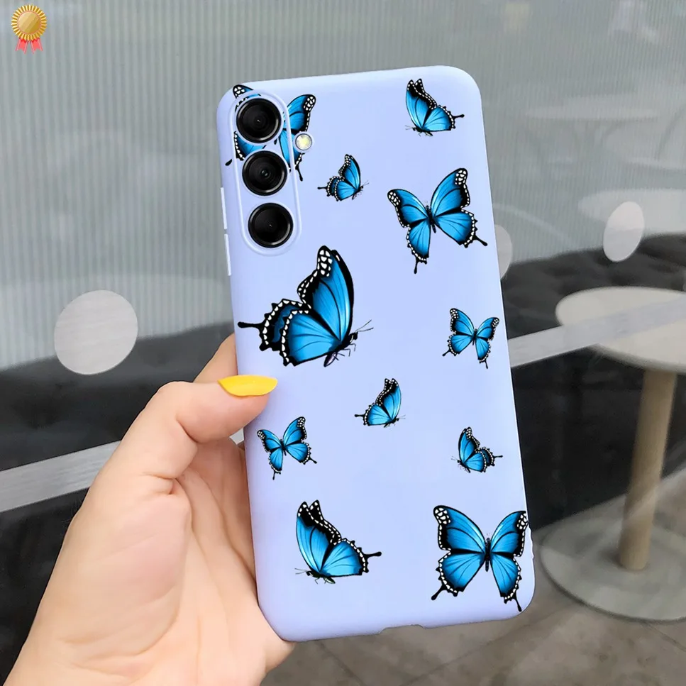 For Samsung F54 5G Cases Cute Cartoon Shockproof Black Pink Silicone For Samsung Galaxy F54 F54 5G Phone Case Bumper Funda