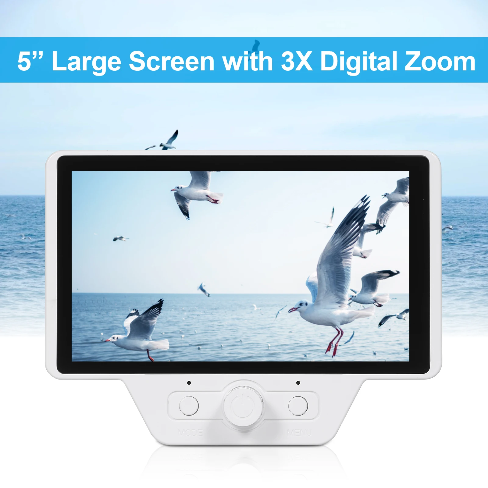 

Electronic Eyepiece Optical Zoom Field Telescopes Clear View Hunting HD Binoculars Adjustable Focal Length with WiFi Connection