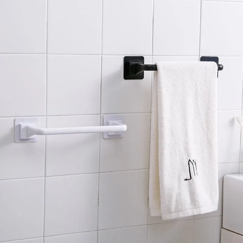 1PCS free punching bathroom hook towel bar household suction cup wall hanging slippers kitchen storage rack WF9071045