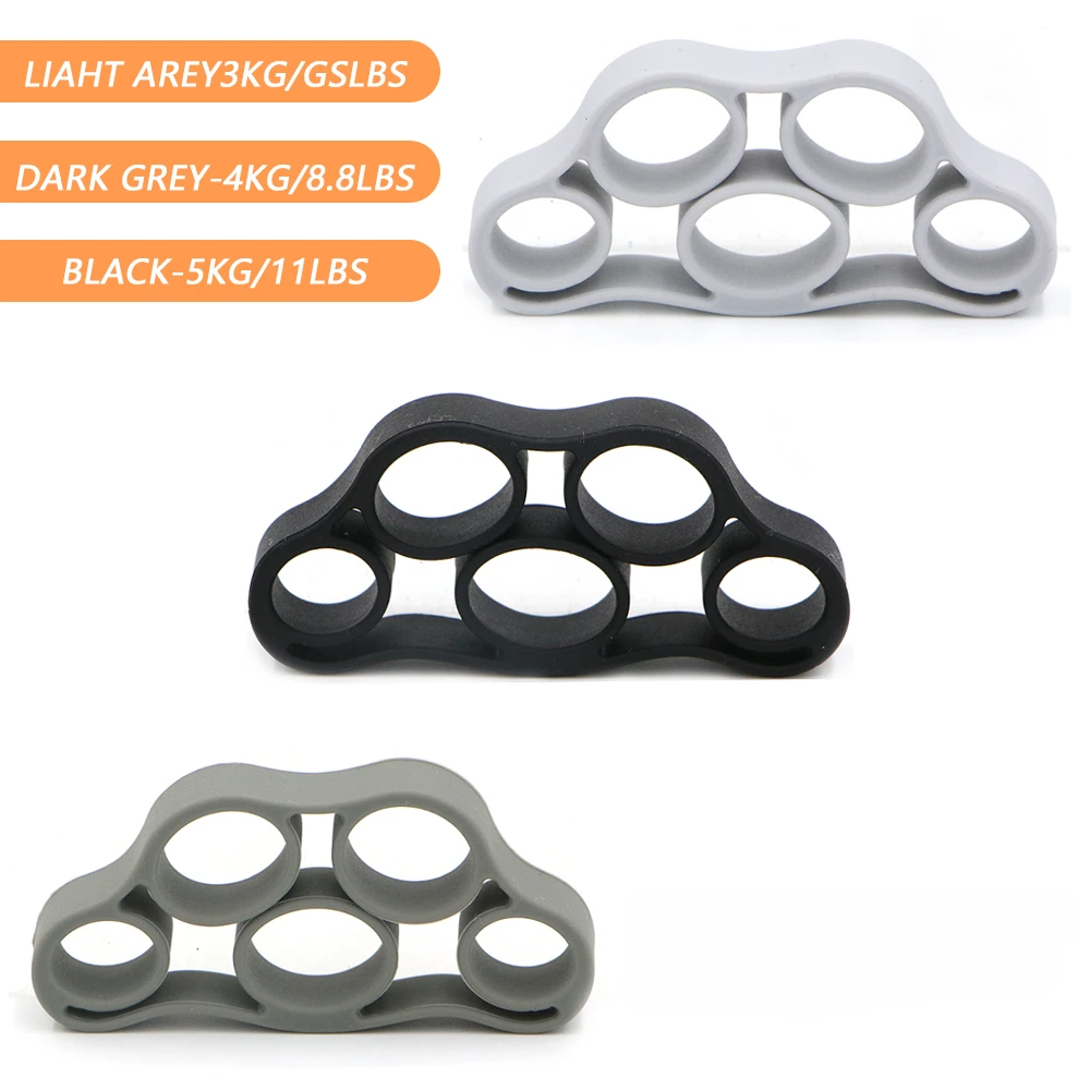 Description Picture 5 of itemSilicone Finger Gripper Gym Hand Grip Wrist Expander Stretcher Strength Trainer Exerciser Resistance Bands Workout Equipments