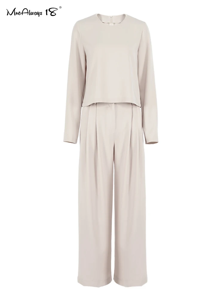 Mnealways18 klasyczne szerokie spodnie długość podłogi plisowane luźne spodnie damskie wiosna szerokie spodnie nogi Vintage kobiece spodnie Palazzo 2022 5 Mnealways18 klasyczne szerokie spodnie długość podłogi plisowane luźne spodnie damskie wiosna szerokie spodnie nogi Vintage kobiece spodnie Palazzo 2022 5