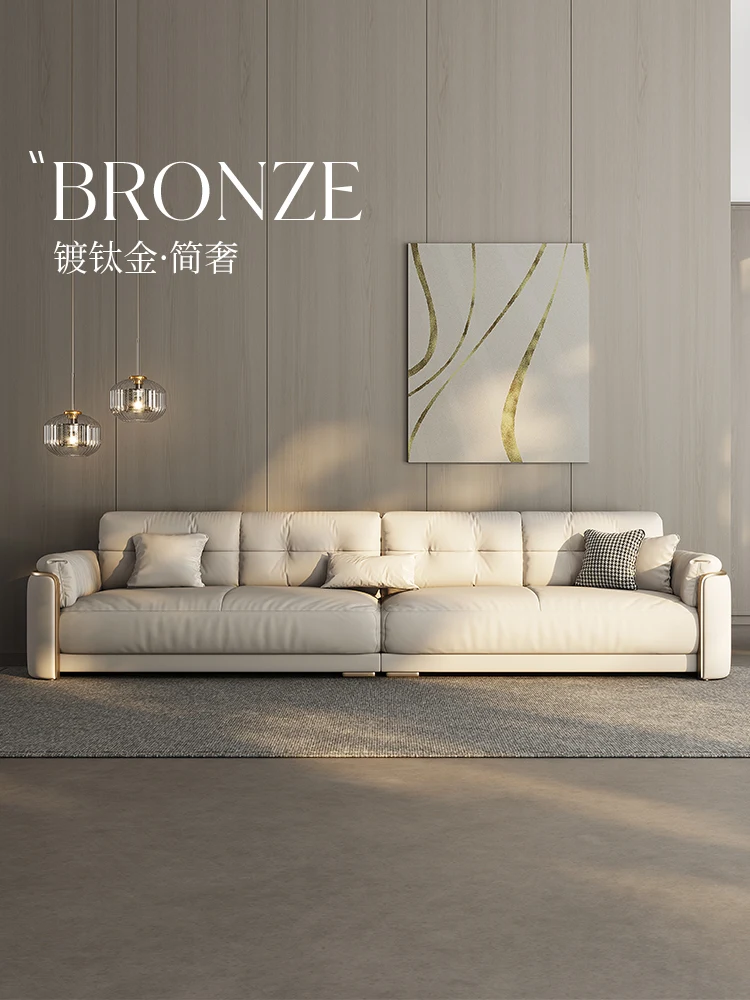 

Роскошный роскошный диван Napa Cloud, высококачественный диван для гостиной, прямое четырехместное кресло из массива дерева