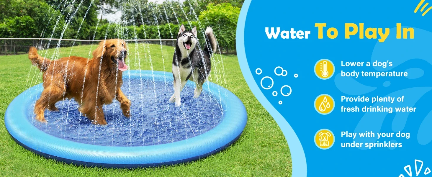 Splash pads for toddlers 4-8,double the fun, a must-have water park for childhood in summer!