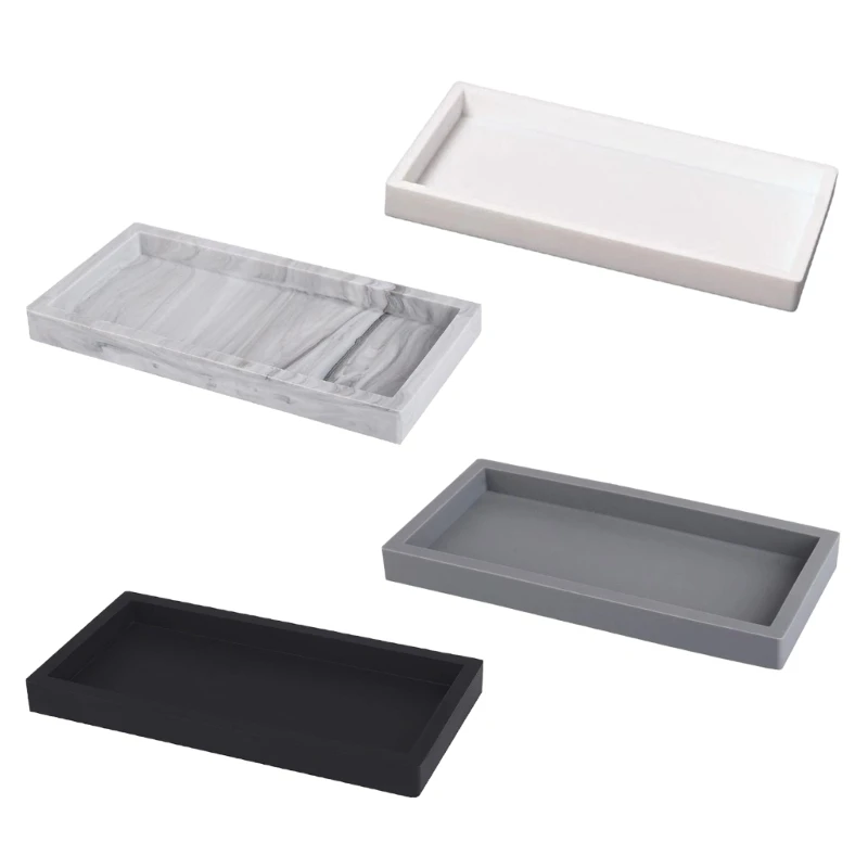 

Perfumes Silicone Tray Convenient Jewelry Storage Trays Bathroom Counter Decorative Pallet