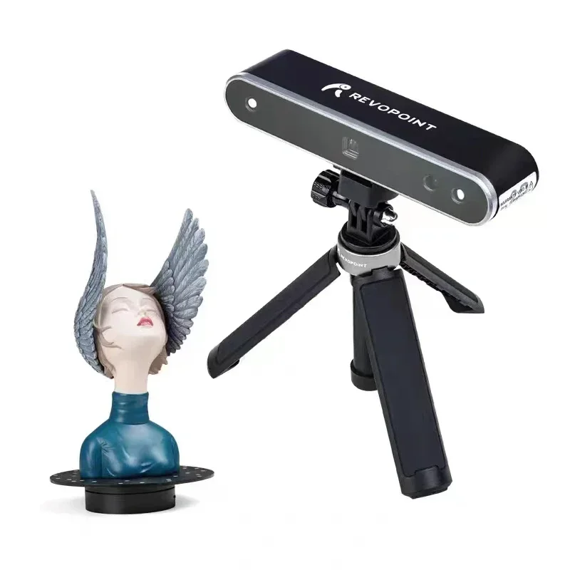 Per Revopoint Pop 2 Scanner Laser 3D Portatile Ad Alta Precisione Da 0.05Mm/Stampante 3D/Stabilizzatore Portatile/Maniglia Power Bank/Giradischi