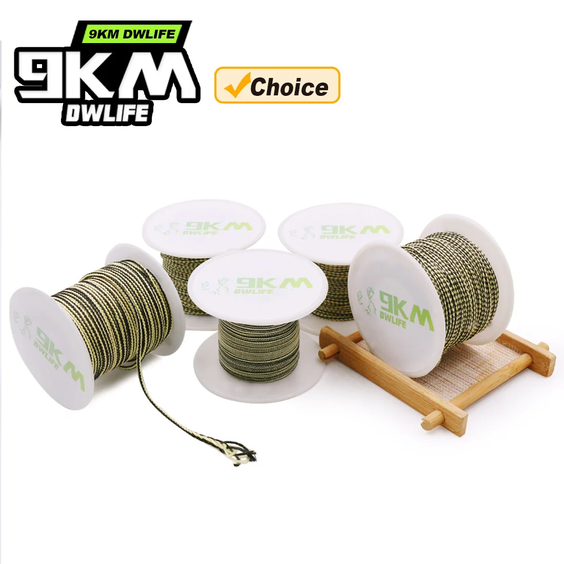 9KM 브레이디드 케블라 라인 80-400lb 케블라 코드 고강도 낚싯줄
