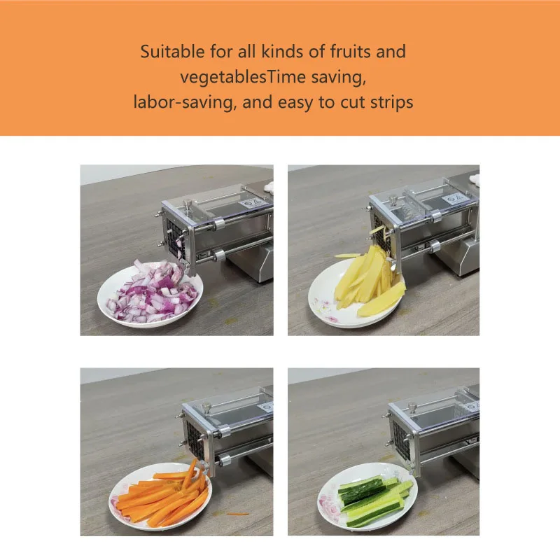 Kitchen Gargets Electric Blade Stainless Steel French Fry Spiral Twister Automat/Manual Potato Chips Cutter