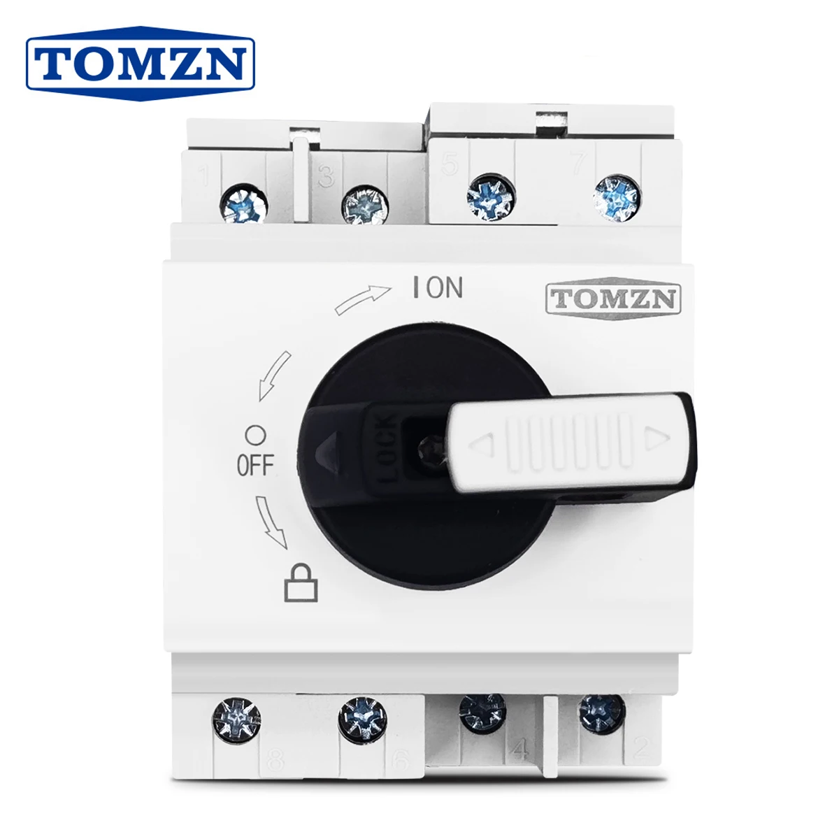 PV DC 1200V 32A Guida Din TOMZN Maniglia rotante solare Isolatore Rotary Switch Sezionatore per solare