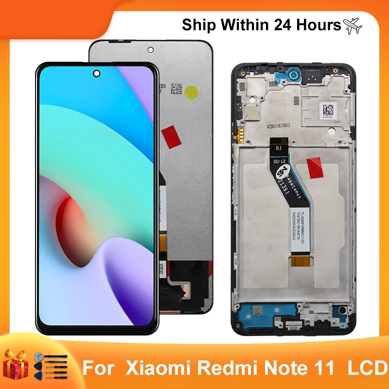 

6.6" For Xiaomi Redmi Note 11 5G LCD Display Replacement Parts Digitizer Screen For Xiaomi Redmi Note 11 LCD Display 21091116AC