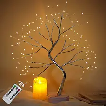 

Fairy Tree Light With Remote Control USB/Battery Touch Spirit Tree Lamp for Children's Room Bedroom Living Room Party Wedding
