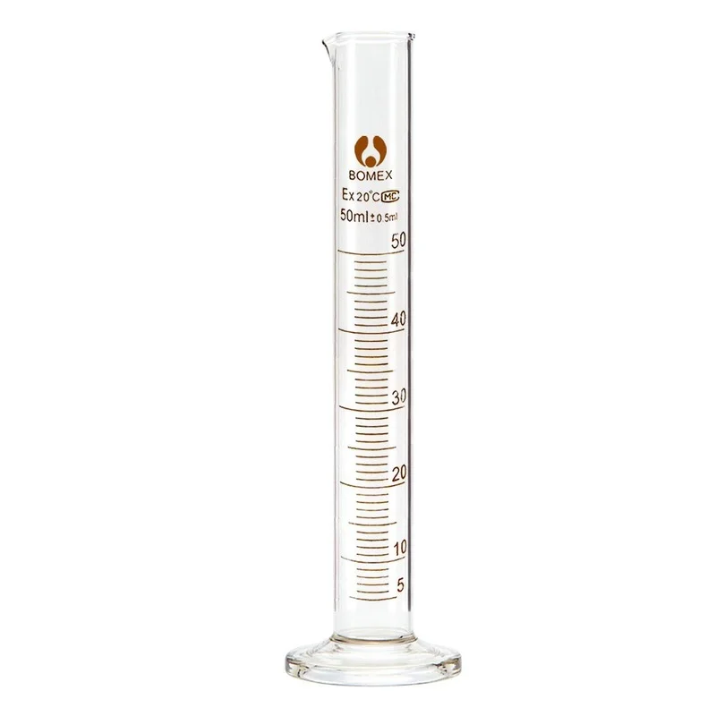 Glass Graduated Cylinder 5 Pack 5ml 10ml 25ml 50ml 100ml Lab Measuring Cylinders Set With 1 Stirring Rod glass measuring cylinder