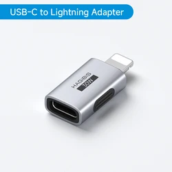 Premium USB - C to Lightning Adapter - Male to Female Charging & Data Transfer Converter (C To Lightning)