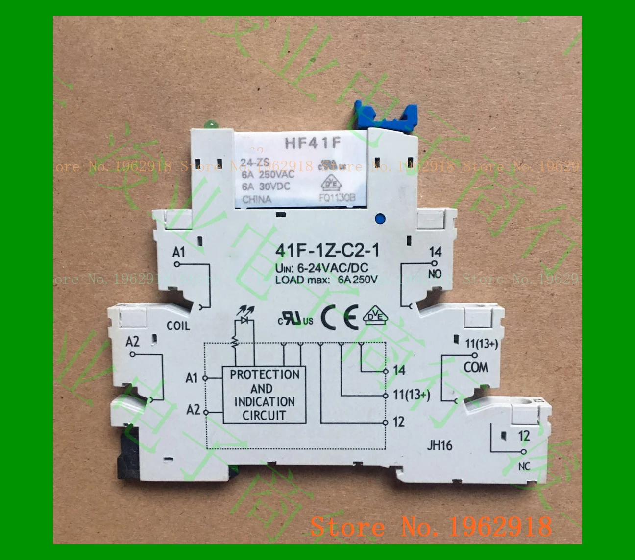 

DC24V HF41F-024-ZS 41F-1Z-C2-1 6A