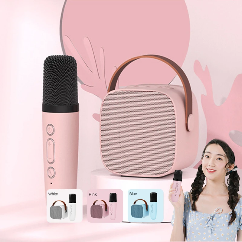 2022 New Mini Wireless Mic Bluetooth Small Speaker Outdoor Portable