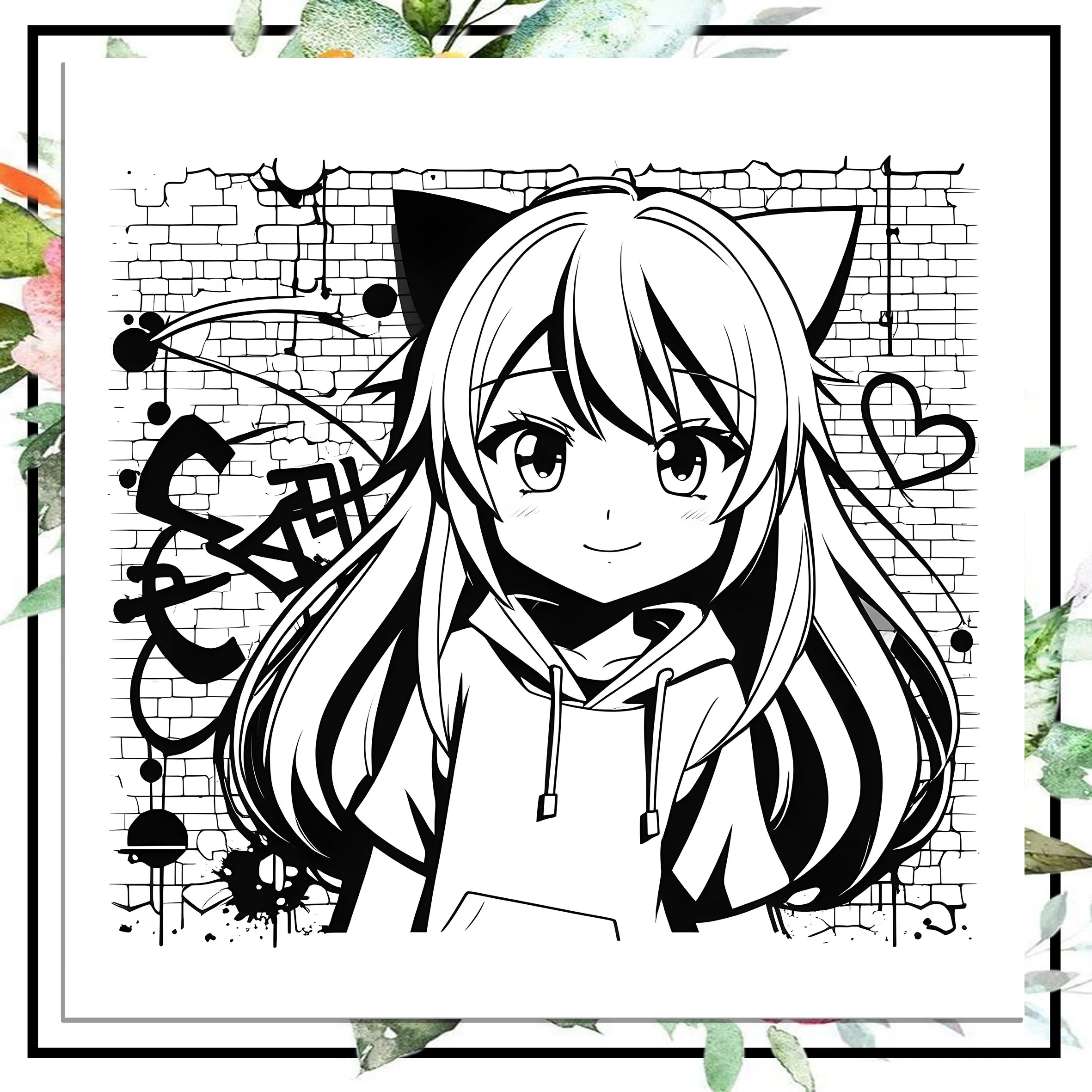 1pc Art Coloring Book 24 pages For Children Adult Picture Book Graffiti Drawing Art Kill Time Relieve Stress ﻿ 5