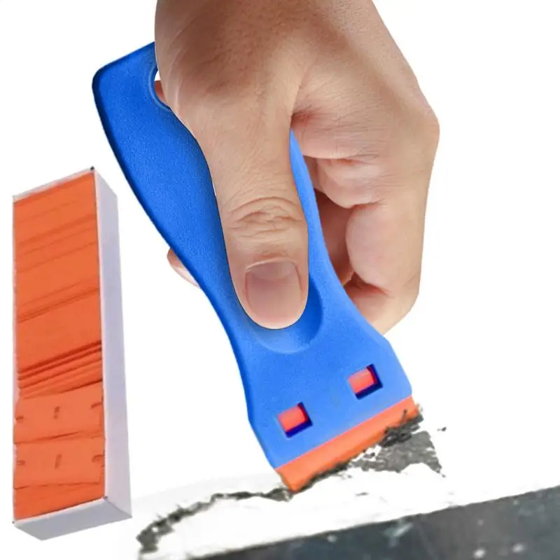Label Scraper Car Film Peeler Tool Multi-Purpose Cleaning Scraper Adhesive Remover for Stickers Decal Cleaning