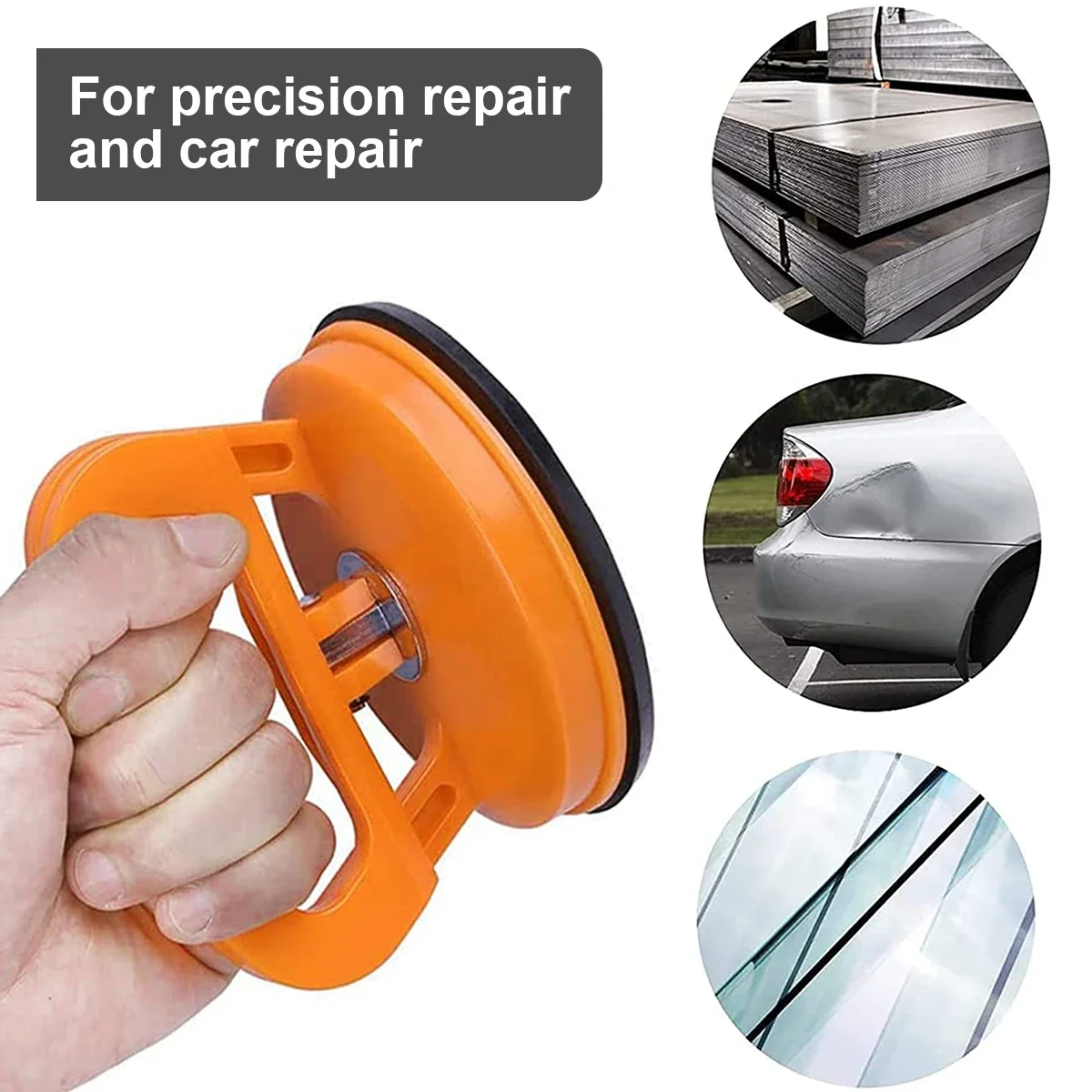 Powerful Suction Cup Handle Lifter Portable Car Dent Puller Auto Small Dent Remover Vehicle Sucker Repair Tool 2Pc 154/33LB car dent remover kit