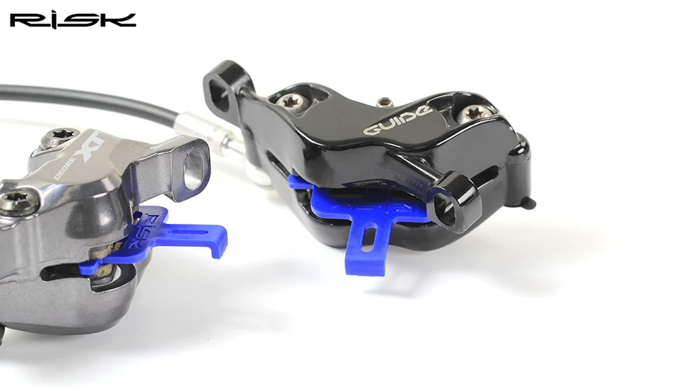 RISIKO MTB Fahrrad Hydraulische Scheibenbremsbeläge Spacer Instert Fahrrad Bremssattel Pad Unterlegscheibe Berg Scheibenbremse Kolben Retainer Werkzeug – Detail 4