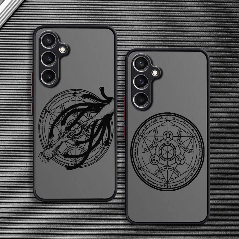 Frosted Translucent Phone Case - Fullmetal Alchemist Fashion