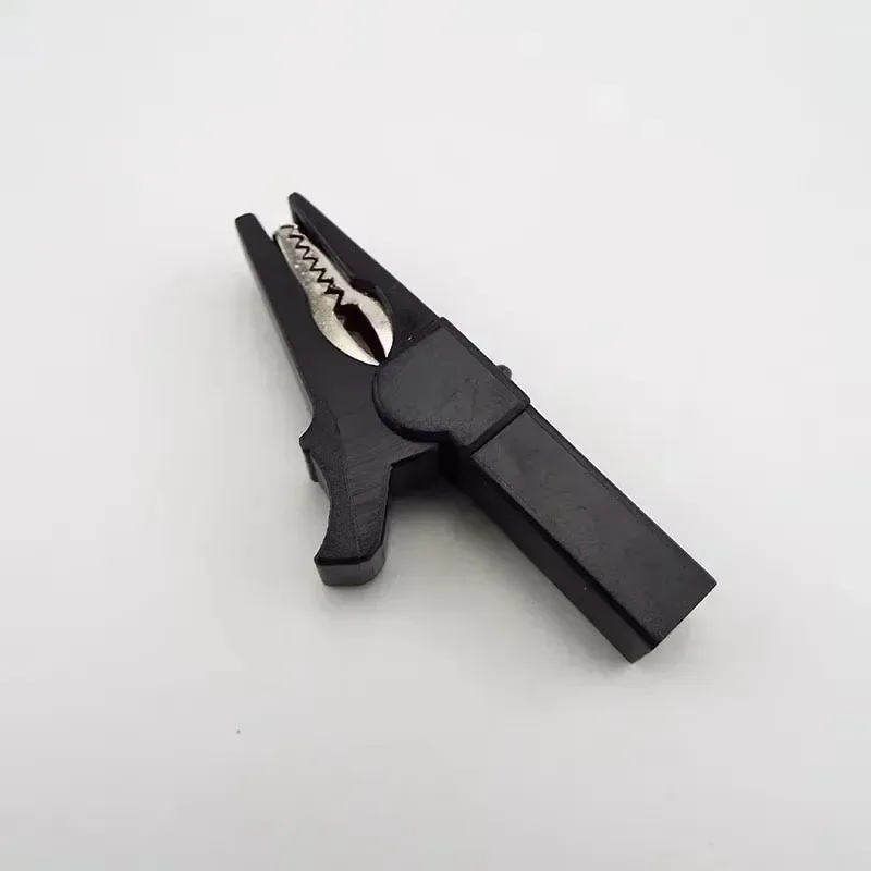Battery Test Clip 55MM 20A Insulated Alligator Clip to 4mm Banana Plug for Multimeter Pen Cable Probes Crocodile
