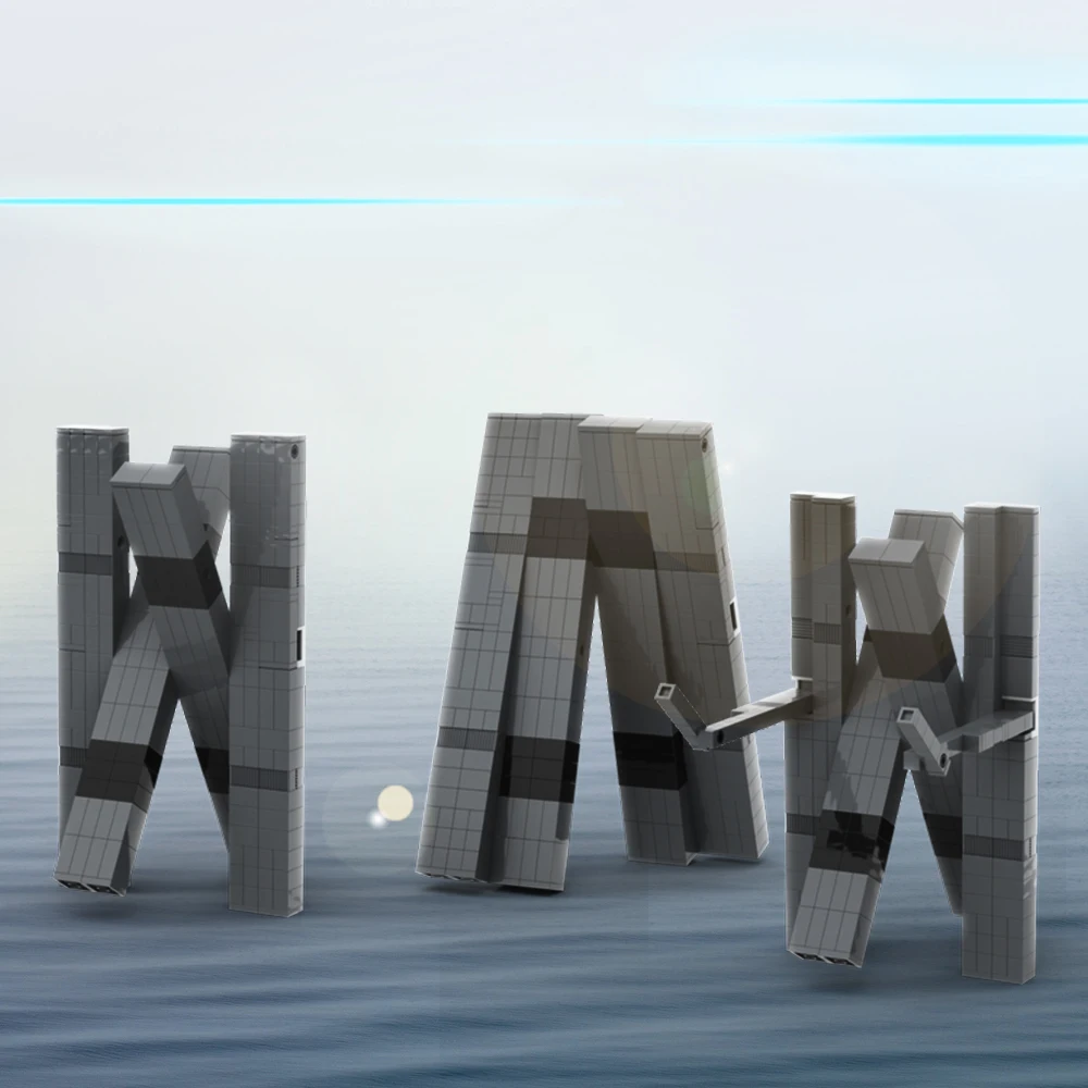 Moc TARS CASE Robots Building Blocks Interstellar KIPP PLEX Tactical