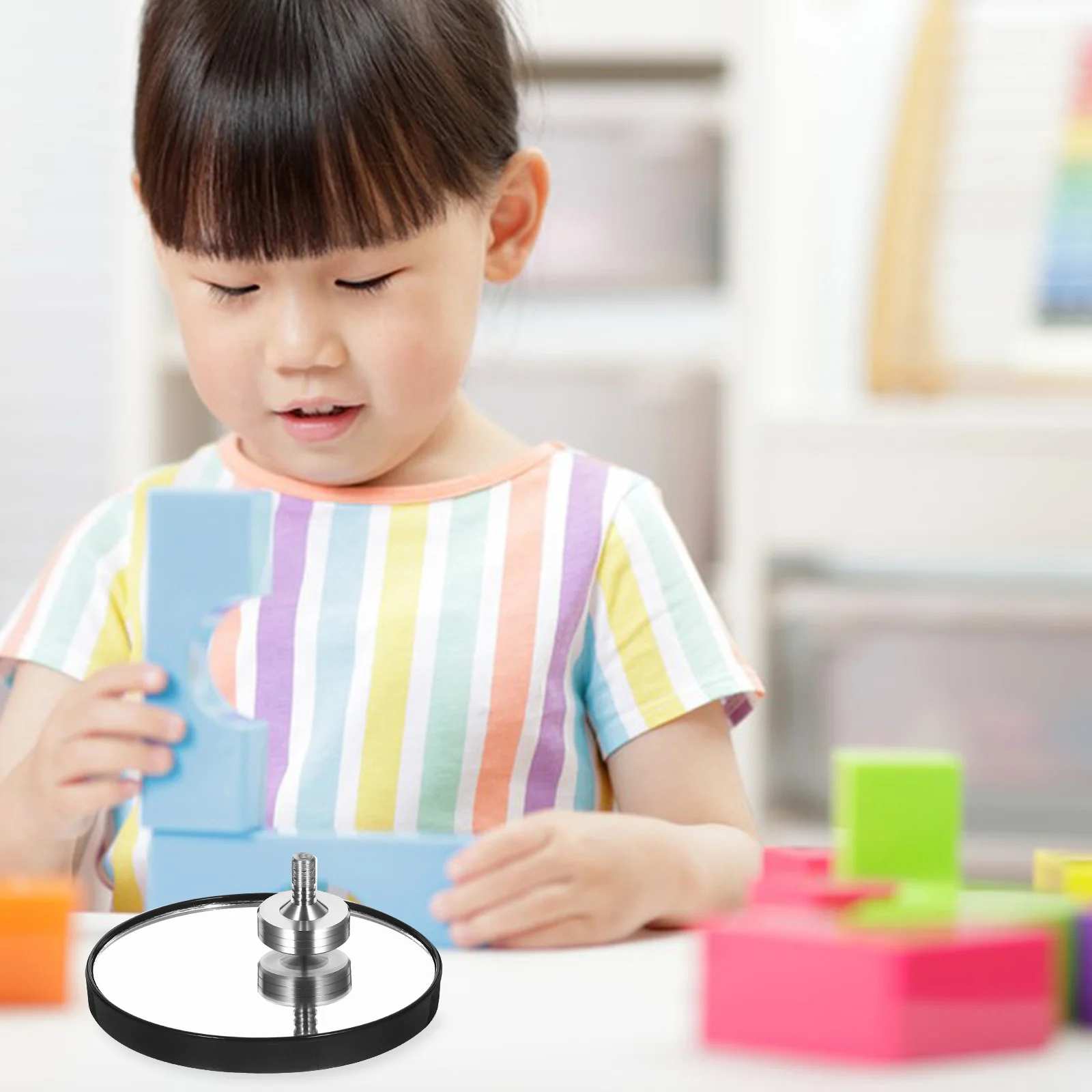 Base Top Toys Decompression Gyro Props Interactive Metal Desk Interesting Gyroscope Funny