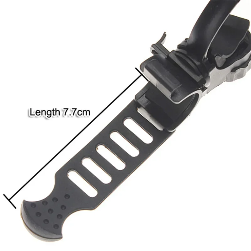 Description Picture 4 of item20-45mm Bicycle Flashlight Holder Mount 360° Adjustable Rubber Straps Cycle Bike Front Torch LED Headlight Clamp Clip Bracket