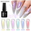 MEET ACROSS 8Pcs/Set Aurora Moonligh Cat Magnetic Gel Nail Polish With Box And Magnetic Stick Nail Art Varnish Manicure Set 2