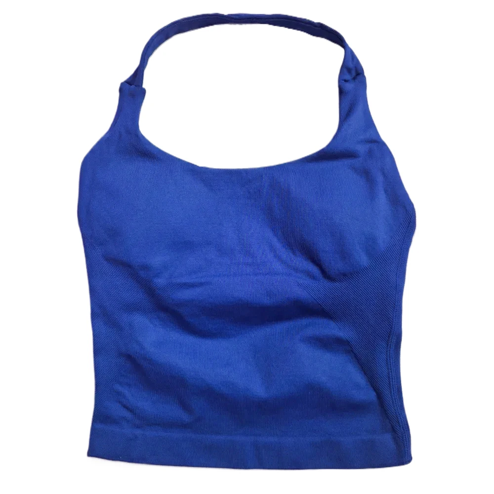 ตัวเลือกสินค้า เสื้อโยคะ Strappy Crop Top วัสดุ Seamless ใส่ออกกำลังกาย