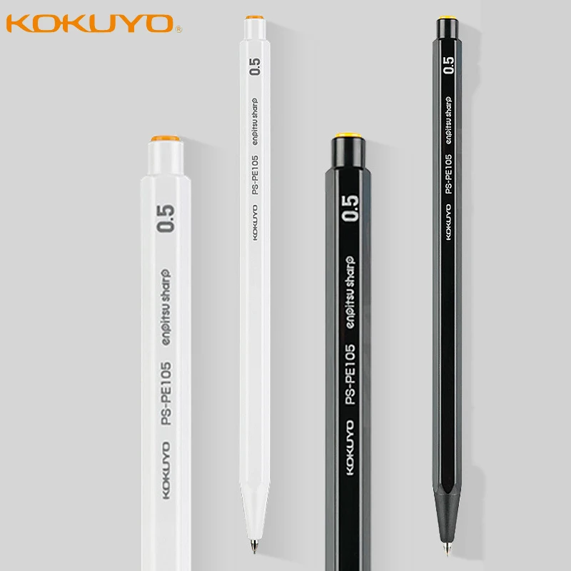 1pc 일본 KOKUYO 모조 나무 리드 자동 연필 학생 드로잉 연필 쓰기 펜 A..