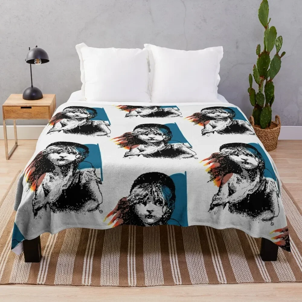 1986 Les Miserables London Broadway Broadway Coperta Da Tiro Flanella Fluffys Grandi Coperte Singole Per Bambini