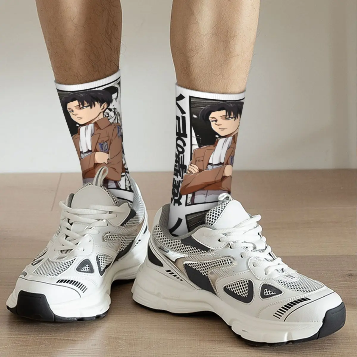  ۴   縻 Levi Attack On Titan Sock Shingeki No Kyojin ִϸ̼   縻,    ܿ
