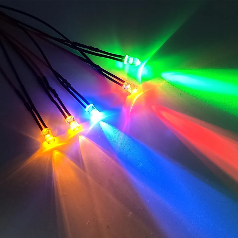 Led Cavo 20cm LED 8mm Con Cavo Da 20 Cm - Luci Per Circuiti