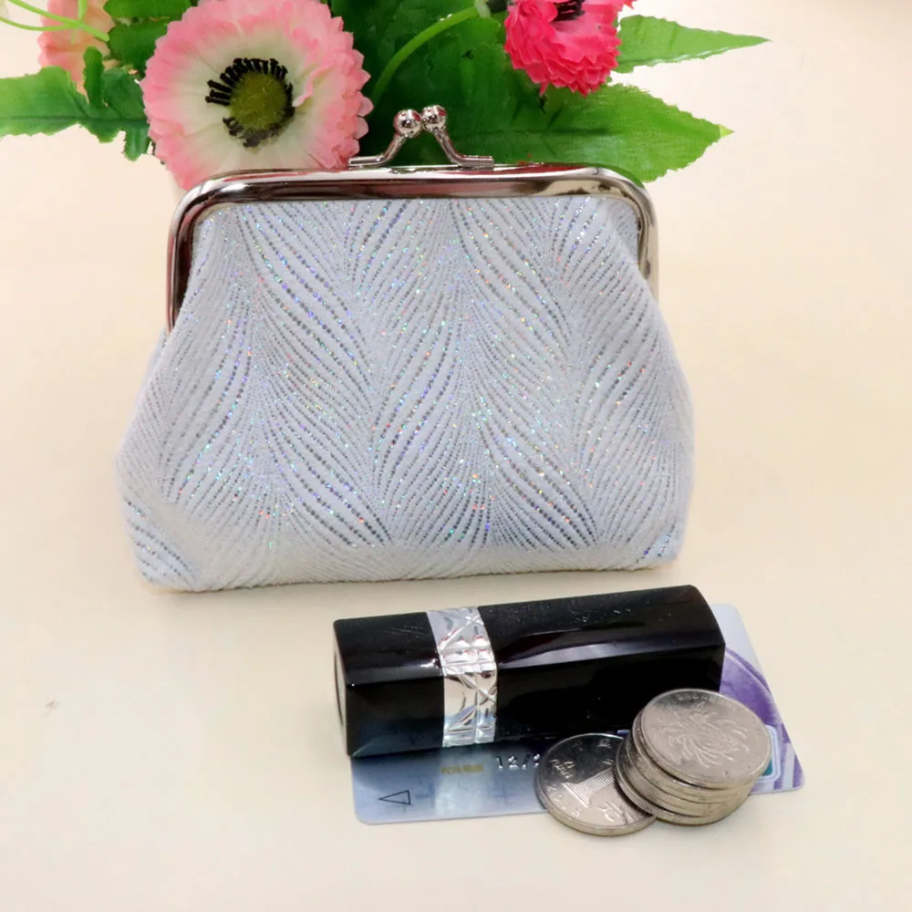 Women Wallet Coin Purses Girl Mini Hasp Small Clutch Change Pouch Female Mini Money Bag PU Leather