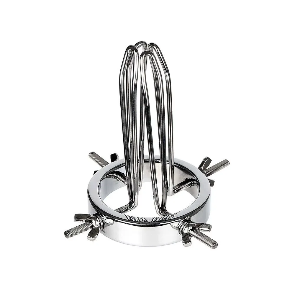 Adjustable Huge Stainless Steel Anal Dilator Metal Vaginal Speculum Fisting Vaginal Dilator Anal Training dildos Adult Sex Toys