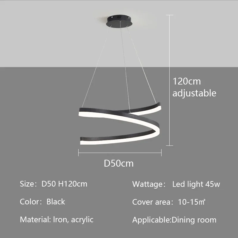 Black D50cm 45W