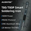 ALIENTEK T80 T80P Smart Soldering Iron 100W QC Adjustable Constant Temperature Portable Electric Welding Repair Tools 5